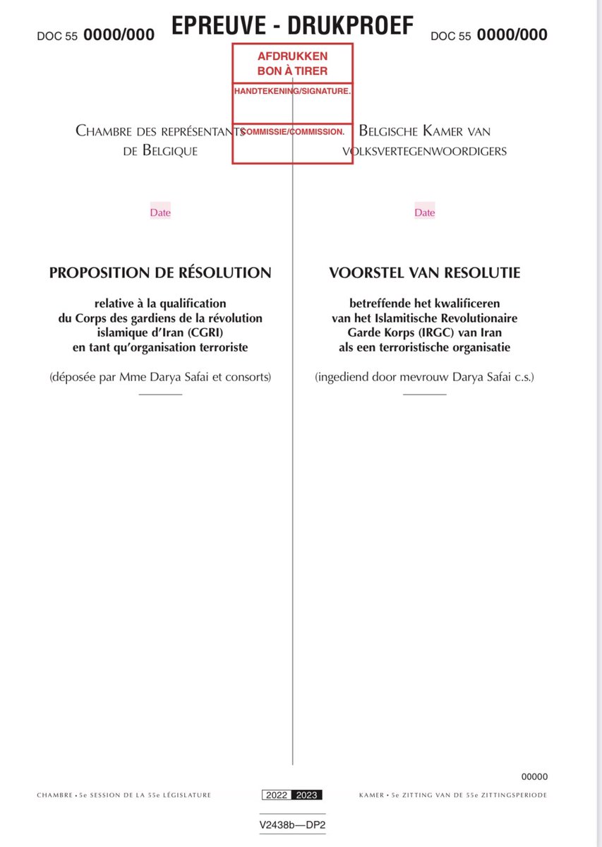 FranckenTheo's tweet photo. The IRGC is a terrorist organisation. Let’s put them on EU’s terror list. 

Our proposition had been introduced in the Belgian parliament. 

Together we will win this fight. 💪

#FreeIran2023 #IranRevolution2023 

@SafaiDarya https://t.co/jFwW1YWQ8x