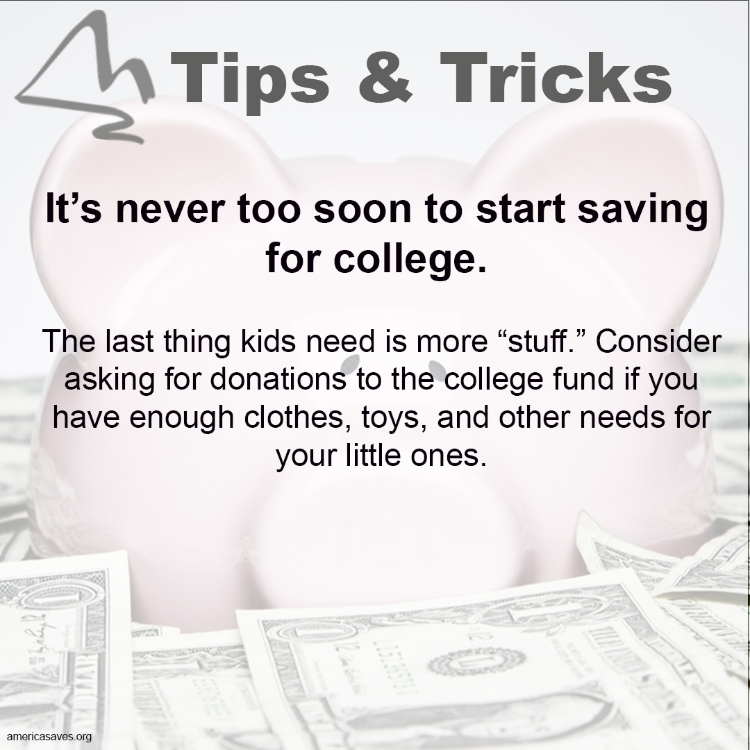 Are you wanting to save money this year? For birthdays or baby showers as for donations to a college fund this helps set the youth in your life up for financial success.
