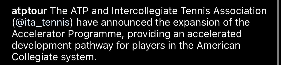 The <a href="/ATPChallenger/">ATP Challenger</a> has announced its 2023 accelerator program for <a href="/ITA_Tennis/">ITA</a> athletes to compete on the highest level of professional tennis