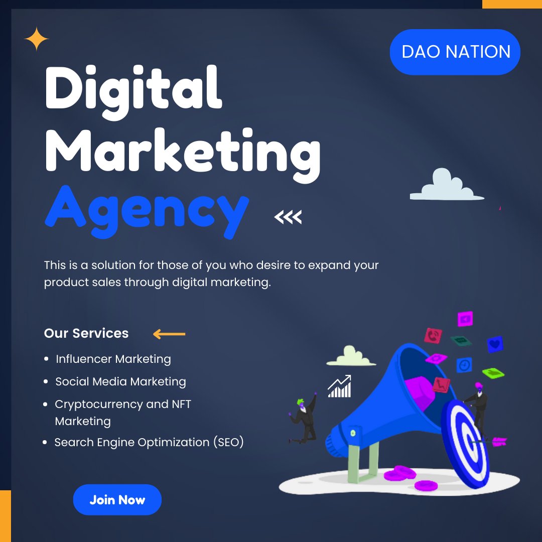 Your one-stop shop for digital marketing expertise, providing online marketing services.
.
.
#DAO #Daonation #daocommunity #Digitalmarketing #socialmediamarketing #branding #entrepreneur #digitalmarketingtips #digitalmarketingexpert #digitalmarketingservices #marketingstrategy