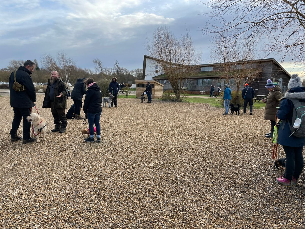 Another successful dog walk at Stanwick Lakes. Working with local dog owners to share why it is important to keep dogs on leads within Upper Nene Valley Gravel Pits Special Protection Area! #specialprotectionarea #dogsonleads #dogwalking