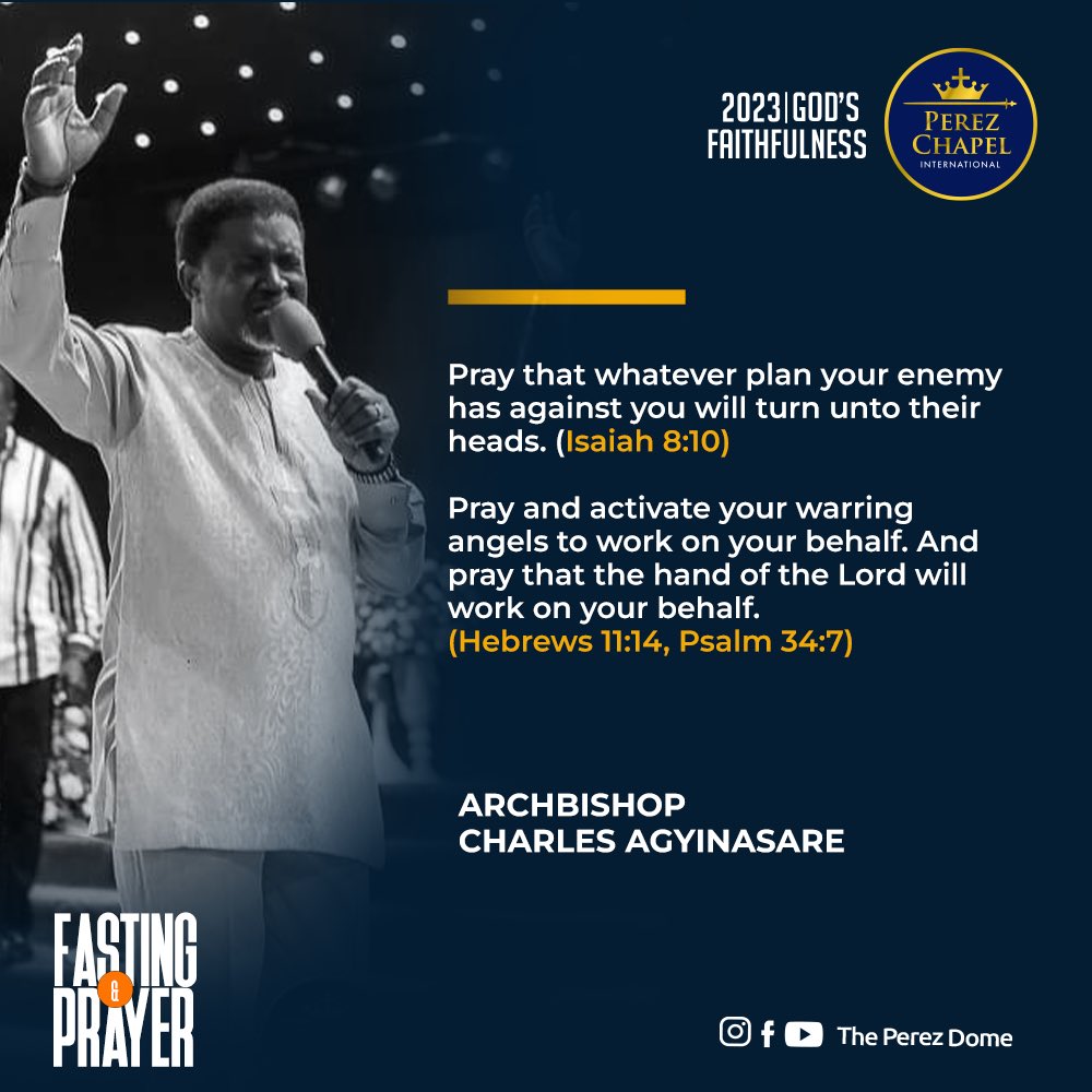 Cagyinasare's tweet photo. Anyone who thinks prayer is no longer necessary is ready to lose what God has given him. Pray without ceasing 

#praywithoutceasing
#prayerandfasting
#PerezChapel https://t.co/LcURLels78