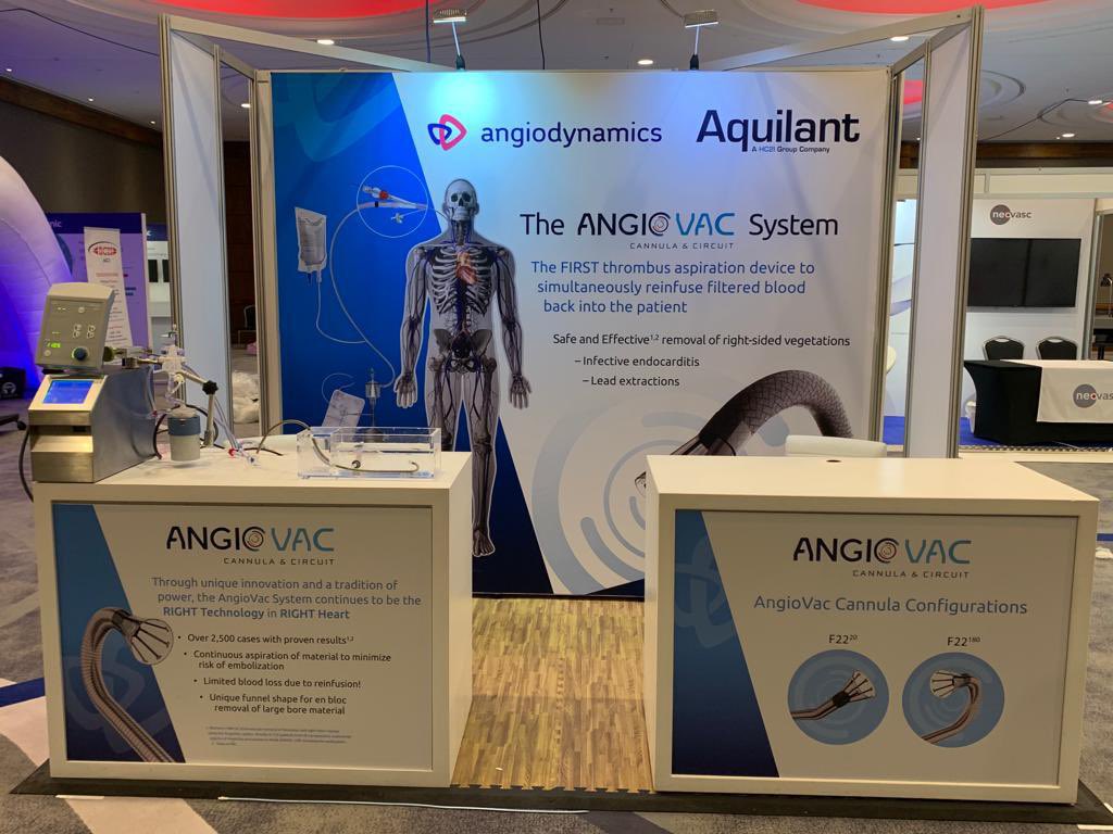 Aquilant are delighted to support Angiodynamics at the Advanced Cardiovascular Meeting at the London Hilton Metropole. Come and see us as we launch the AngioVac thrombectomy device - a novel solution for the safe and effective removal of thrombi on the right side of the heart.