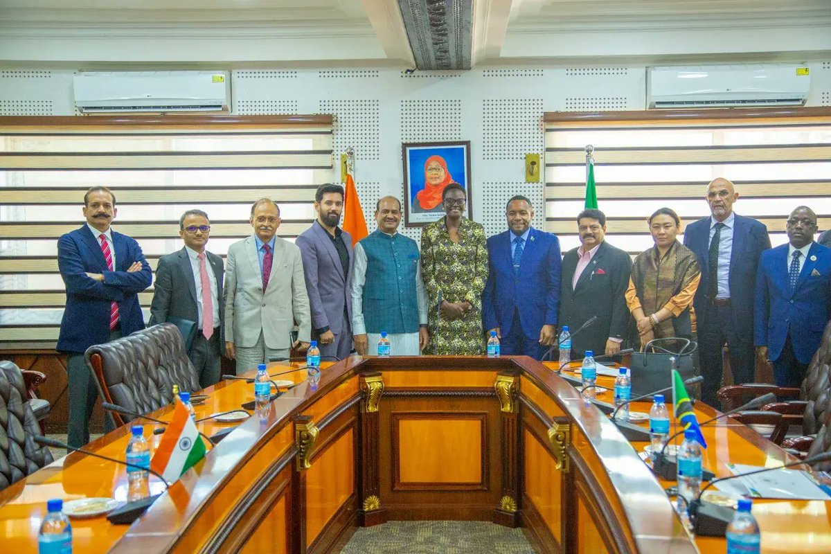 Held fruitful discussions with Speaker of National Assembly of Tanzania H.E. Dr. Tulia Ackson &amp; Speaker of Parliament of Zanzibar H.E. Zubair Ali Maulid. The interaction was  enriching &amp; covered key segments of our relationship.