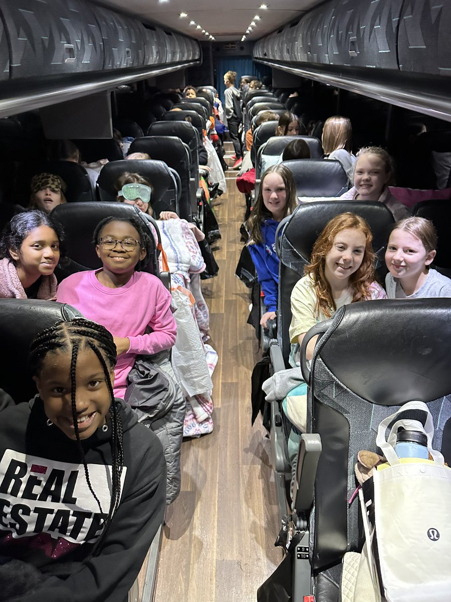 StacyGrein's tweet photo. Off on a field trip with 3 bus loads of 5th graders! Chaperone fun reports ahead! #rnej23 https://t.co/r36oEO2TJS