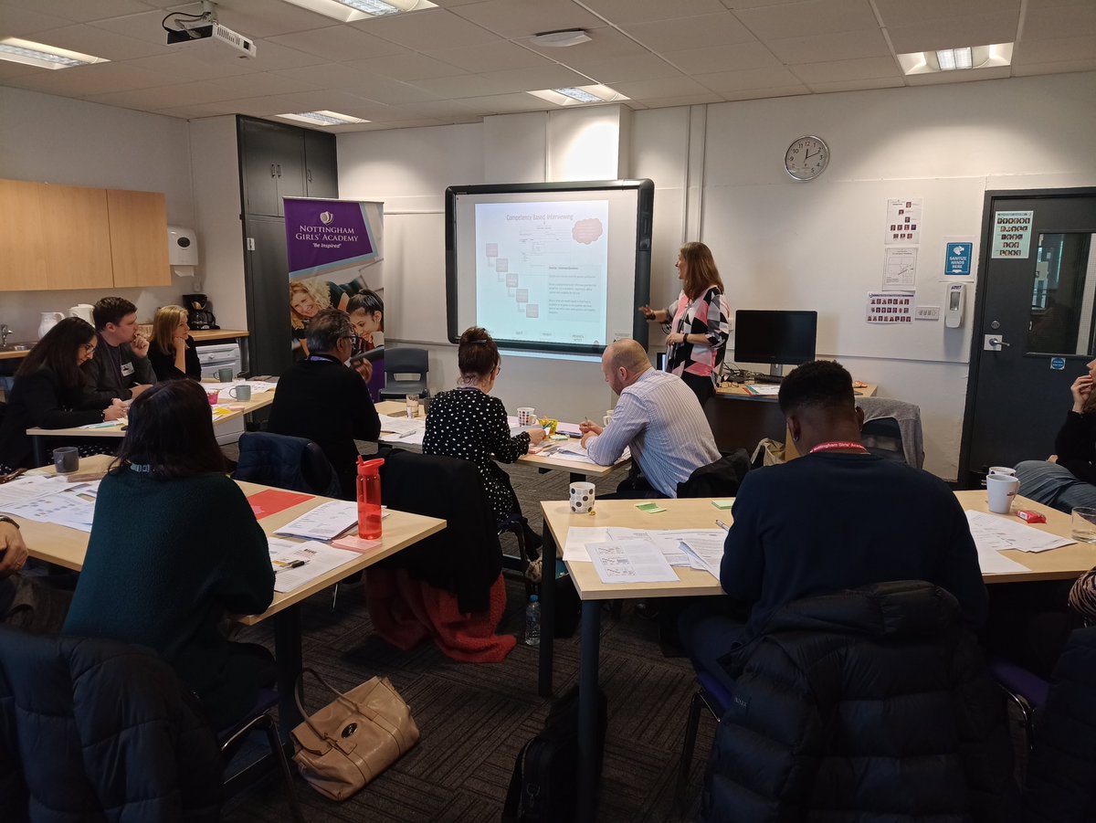First session of our new Safer Recruitment Training with our Chief People Officer and Safeguarding Director, hosted by <a href="/NottmGirlsAcad/">Nottingham Girls' Academy</a> - Always working to keep our Children and Colleagues safe #lifelonglearning