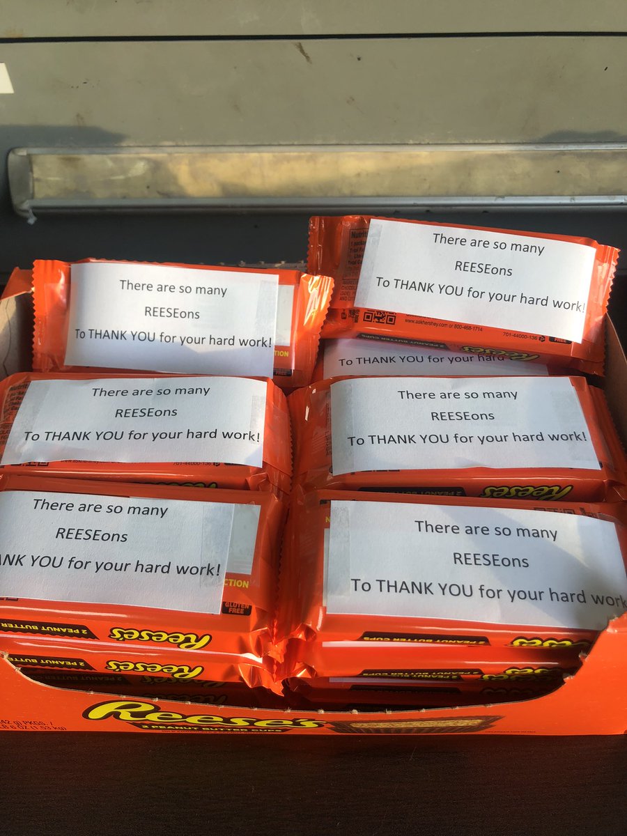 There are so many REESEons to thank you for your hard work! 
#ThankaUPSer #Praise4Plains
#upsnphr #Hiawathaappreciation 
@jrindafernshaw @thuberb22 @ericgriffin86 @East_Iowa_UPS @PennieBendt @NP_UPSers