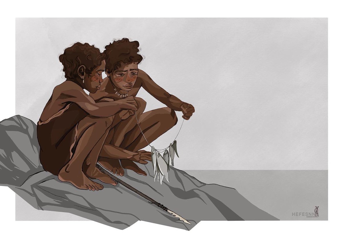 hefesnna's tweet photo. UPPER PALEOLITHIC FISHERMEN 🎣🐟 https://t.co/0oc9wm0LPp