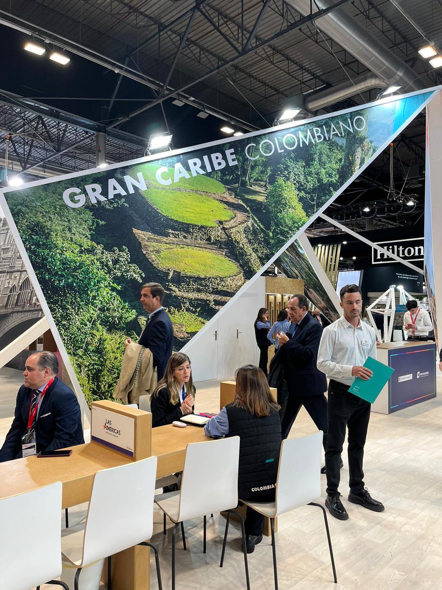 INDETURSMR's tweet image. Santa Marta + Magdalena 🏔️ se promocionan ante el mundo en la Feria Internacional del Turismo @fiturmadrid

En el Stand Colombia Pabellón Américas le contamos a los representantes de agencias de viaje las riquezas naturales y culturales de nuestros destinos
