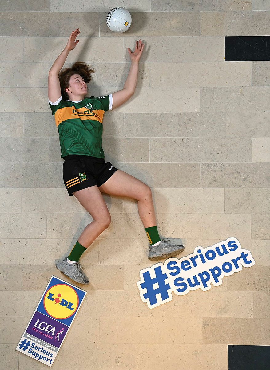 kerryladiesfoot's tweet image. Lidl ambassador &amp;amp; Kerry Captain Síofra O'Shea at the launch of the 2023 Lidl Ladies National Football Leagues. Lidl is also seeking nominations from LGFA clubs for its Lidl One Good Club youth mental health programme at lidl.ie/onegoodclub.
#SeriousSupport @lidl_ireland