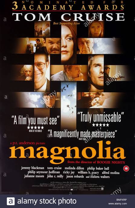 #Magnolia
Language : English 
Starring: #JeremyBlackman #TomCruise #MelindaDillon
#PhilipBakerHall

⭐Rating :3.75/5