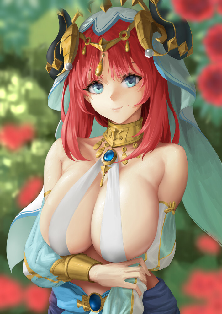 ImpactClips's tweet image. #GenshinImpact #原神 #Nilou  #ecchi