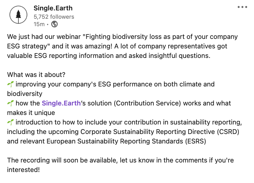 I know we're biased but ⤵️ Want the recording? Let us know! #ESG @MeritValdsalu @virki @garymilves @avelyputsep