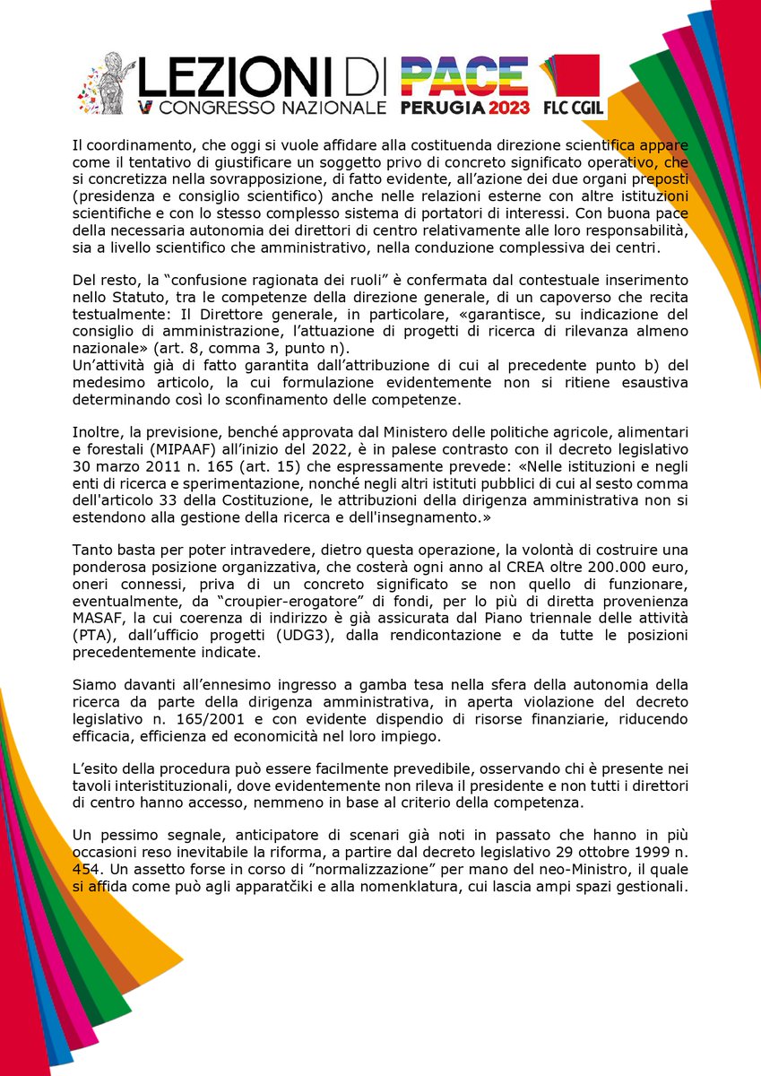 MassimoMorassut's tweet photo. MASAF-CREA: poltrona da Direttore Scientifico. Costerà oltre 200.000 €. Non ne abbiamo bisogno. @flc_crea 
@andrearossi76 @McGadda @G_Castiglione @SergioCosta_Gen @msmarino_pd  @FraSilvestriM5S @Tetovaccari @GisellaNaturale @sengiacobbe @FrancescaLaMar @aboubakar_soum  @luinave https://t.co/eOa7B6ULX4