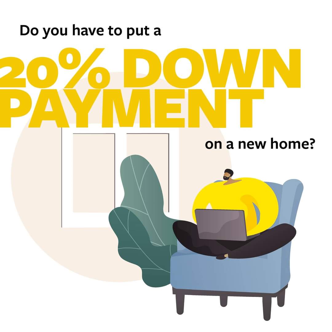 Do you have to put a 20% down payment on a new home? The simple answer is NO. How much you need to put down on a house depends on your mortgage loan program. It certainly does not have to be 20%. #realestate101 #Mortgage #realtor #chicagolandrealestate