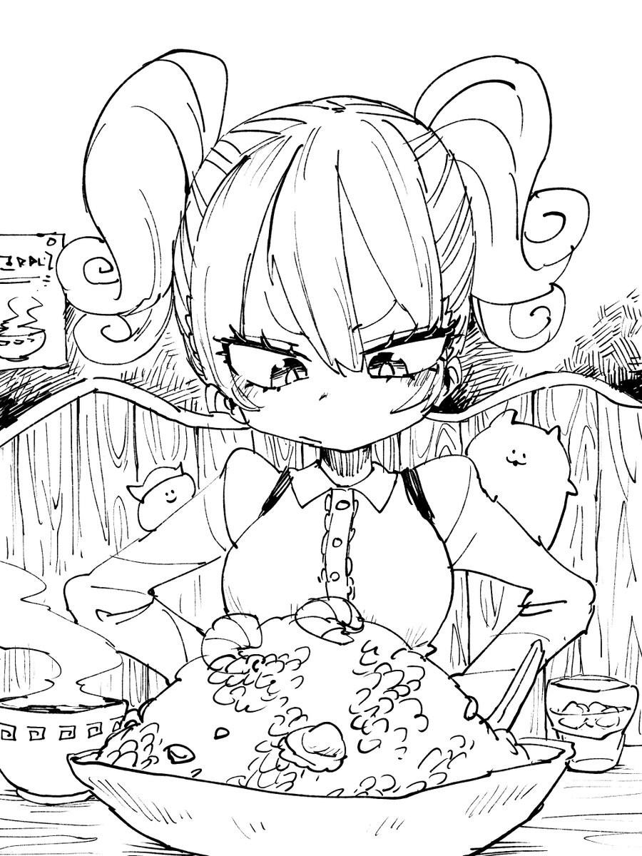 きょうの線画です🍣 