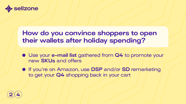 sellzonecom's tweet photo. Christmas is over; a huge increase in purchases has resulted in emptied wallets. How does one turn these sad January days into a bright Q1? Experts from Proventus Agency give advice on how to make this January successful and #profitable for your #business! #marketingtips https://t.co/vfs1JSwkhg