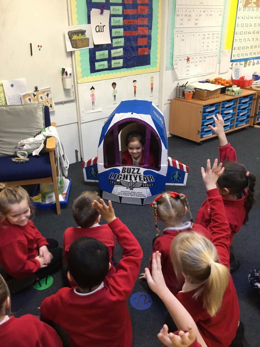 sherburnhungate's tweet image. Puffins have been getting into the character Buzz Lightyear. We stood confidently, using our facial expressions and practiced his famous line ‘to infinity and beyond’. Do you like our rocket hot seat? #SHPCommunity #Literacy #MakingLearningMagical