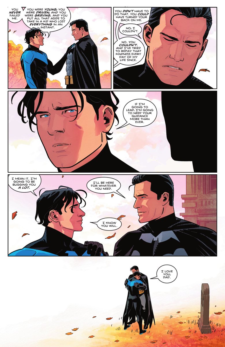 RajitDutta4's tweet photo. Father and Son #Batman #Nightwing 

#nightwing100 was wonderful 💙 https://t.co/HUEYgUc3BA