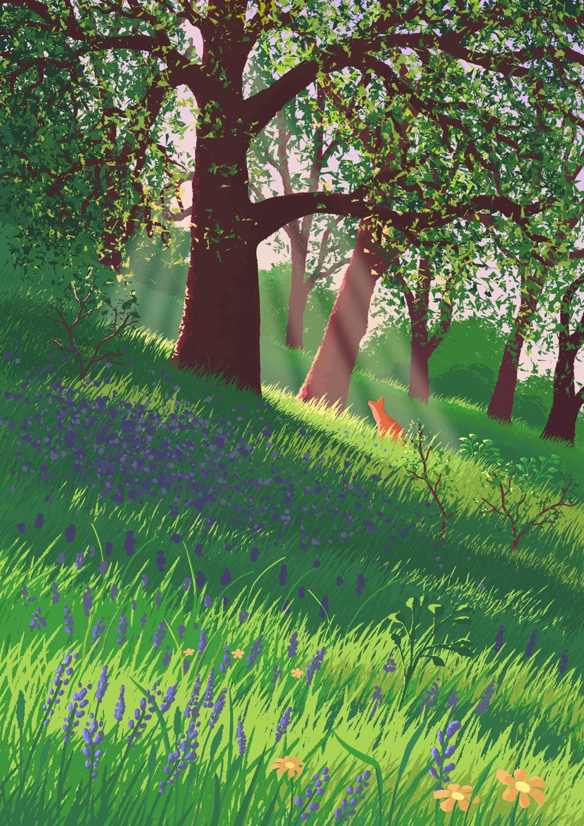 bighippoart's tweet photo. The spring rays and flowers 🌸🌼 https://t.co/0PhKaOEQ7T