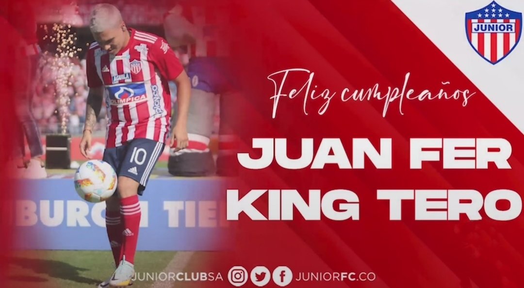 PTiburona's tweet image. ¡Feliz cumpleaños! JuanFer 1️⃣0️⃣💪🏼
📸 De @JuniorClubSA