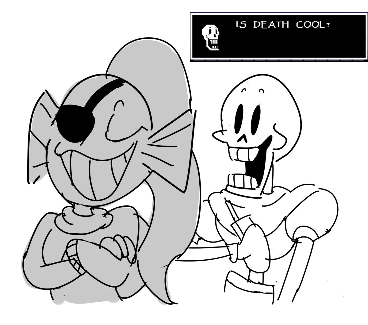 Papyrus wants to meet Death •.• (1/2)
#undertale #papyrus #undyne 