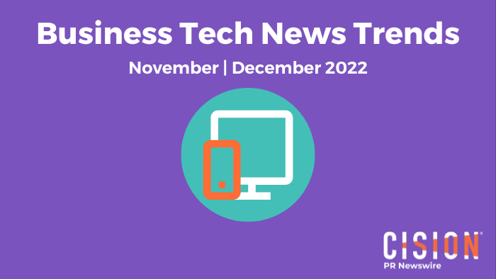 PRNewswire's tweet photo. ICYMI: Our team tracked nearly 10K tech-related headlines sent via PR Newswire at the end of 2022. 

We reviewed the trends, including #CES news, a focus on fitness tech as the new year approached, and more: https://t.co/RLneTkXZu2 

Follow @PRNTech for the latest! #TechNews https://t.co/XoZWvfnTXE