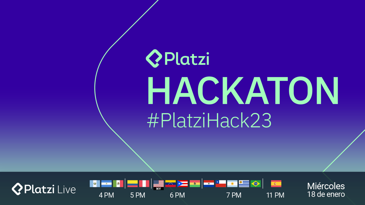 platzi's tweet photo. Ok, hagámoslo. Conéctate HOY a una edición especial de Platzi Live para conocer de cerca los proyectos que estamos desarrollando en #PlatziHack23 

Únete y conoce el futuro de Platzi + IA en: https://t.co/Pru52OVM3w https://t.co/OoTHwbgglv