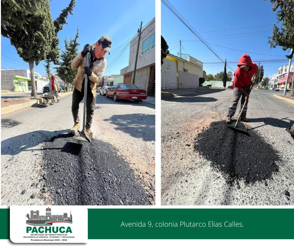 Pachuca_SOPDUVM's tweet image. Continuamos atendiendo al  💯 tus reportes vía WhatsApp 📲, ✅. Aplicamos el #ProgramaDeBacheo en:
🛤 Viaducto Rojo Gómez, colonia Real de Minas.
🛤 Avenida 9, colonia Plutarco Elias Calles. 
🛤 Calle Prolongación Sonora, colonia San Bartolo.
#PachucaAvanzaContigo