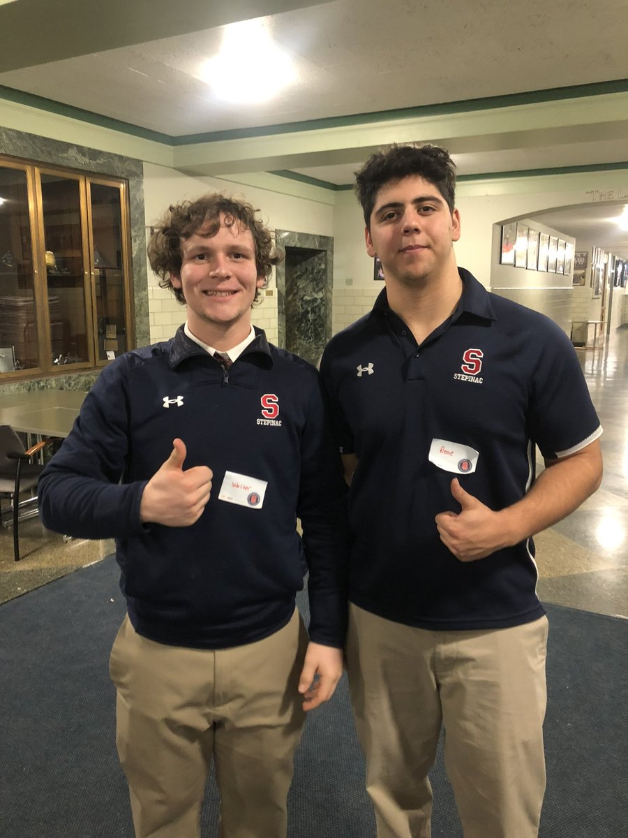 Step_Baseball's tweet photo. Great job today by Senior LHP Rene Pineda & Junior C Wally Briganti serving as Peer Mentors for our Freshmen Retreat! #service #stepinacfamily #StepinacHighSchool #StepinacBaseball https://t.co/7OIXRzyYuF