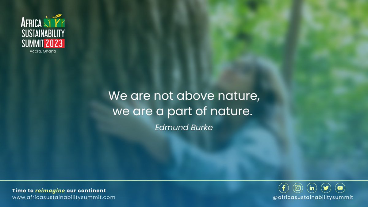 We are one with nature. 
#reimagineafrica #afss2023 #africa #sustainability #sustainablefuture