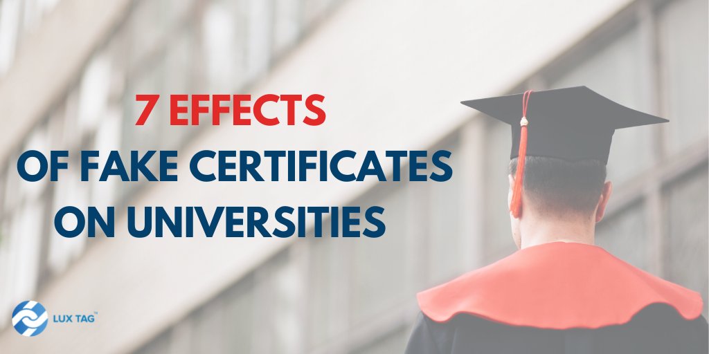 The use of fake #credentials has been on the rise recently due to the high competition for jobs and #opportunities.

Learn the 7 ways that #fake certificates affect #universities and other educational institutions with our latest article: lnkd.in/dMpGyA4G