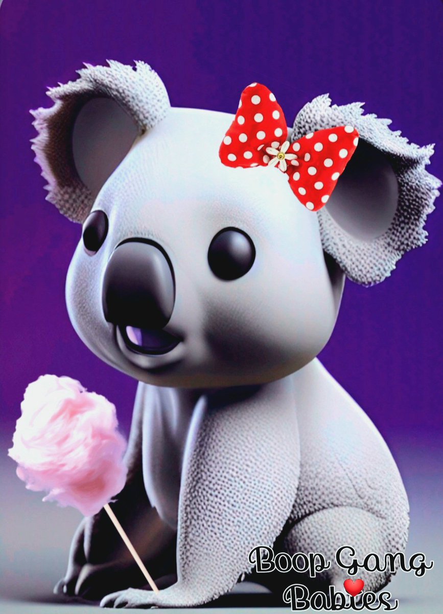 MsTanikaNikki's tweet photo. Finally!!! The Baby Boop figurines are ready to roll out 🐨🍼🐨🍼🐨
Soo stinking cuuute 🎉 #NFTCollections #NFTArtist #OpenSea #NFTs #Web3  #NFTCommunity #Artista #Boop #BoopGang #Artist https://t.co/ih93VPJ6cG