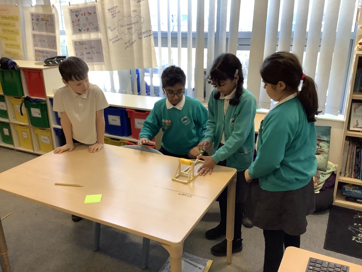 LuckLanepri's tweet photo. Well done 4AC - working together to make a Roman catapult. 

#teamwork #STEM #designtechnology https://t.co/mlGS9ZY91L
