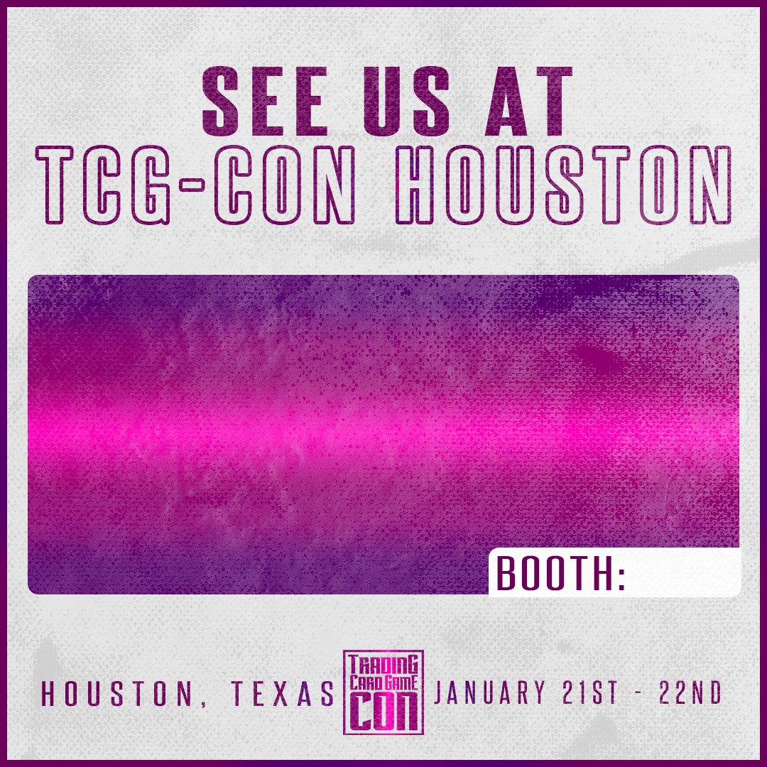 EnlightenedTud1's tweet photo. Come see us at #tcgconhouston this weekend at booth 700 near the front entrance! We'll be buying and selling all weekend and we look forward to seeing you there! https://t.co/Glr7H3w8aN