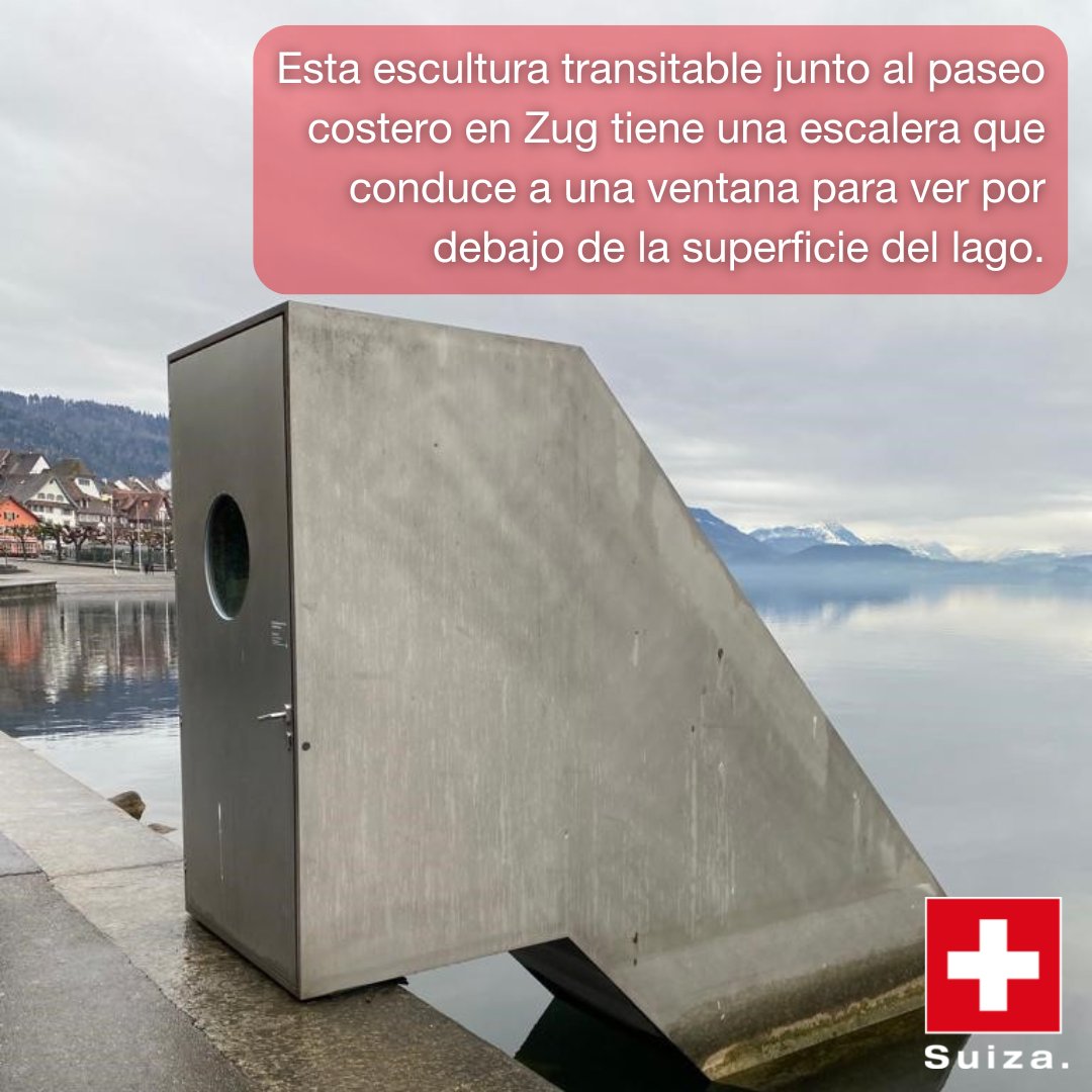 SuizaColombia's tweet photo. #MiércolesdePersonaje
#RomanSigner, reconocido artista suizo cuya obra "Seesicht" (vista sobre el lago) fue creada con motivo del 25 aniversario del museo #KunsthausZug https://t.co/JHncTNp4VN