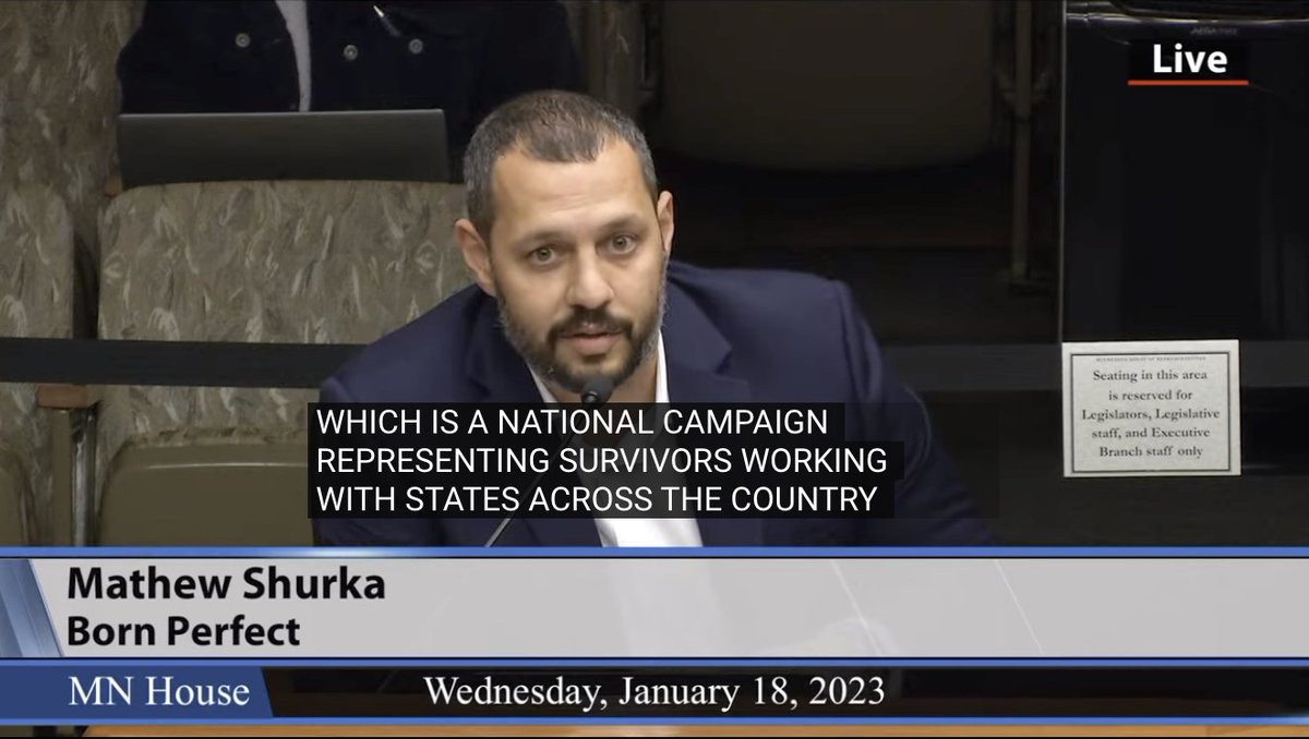 TheBornPerfect's tweet photo. 25 former conversion therapy leaders support banning conversion therapy. 40 licensed pros in #Minnesota practice conversion therapy. From age 16-21, my parents were harmed emotionally and financially.
--Mathew Shurka, @thebornperfect
#conversiontherapy #HF16 https://t.co/9j2KsSG869