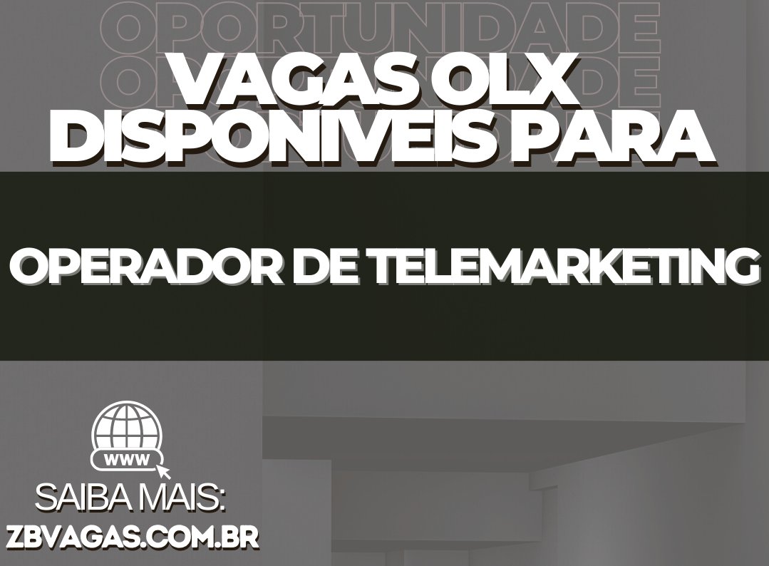 vagas_zb's tweet photo. Nosso destaque do dia é para quem quer ou gosta de trabalhar na área do telemarketing! Não perca essa oportunidade única.

Acesse agora mesmo: operador de telemarketing e garanta a sua vaga!
https://t.co/qdAIeehD0P

#operadordetelemarketing #vagasdeemprego #zbvagas https://t.co/AfqLR2v2aX