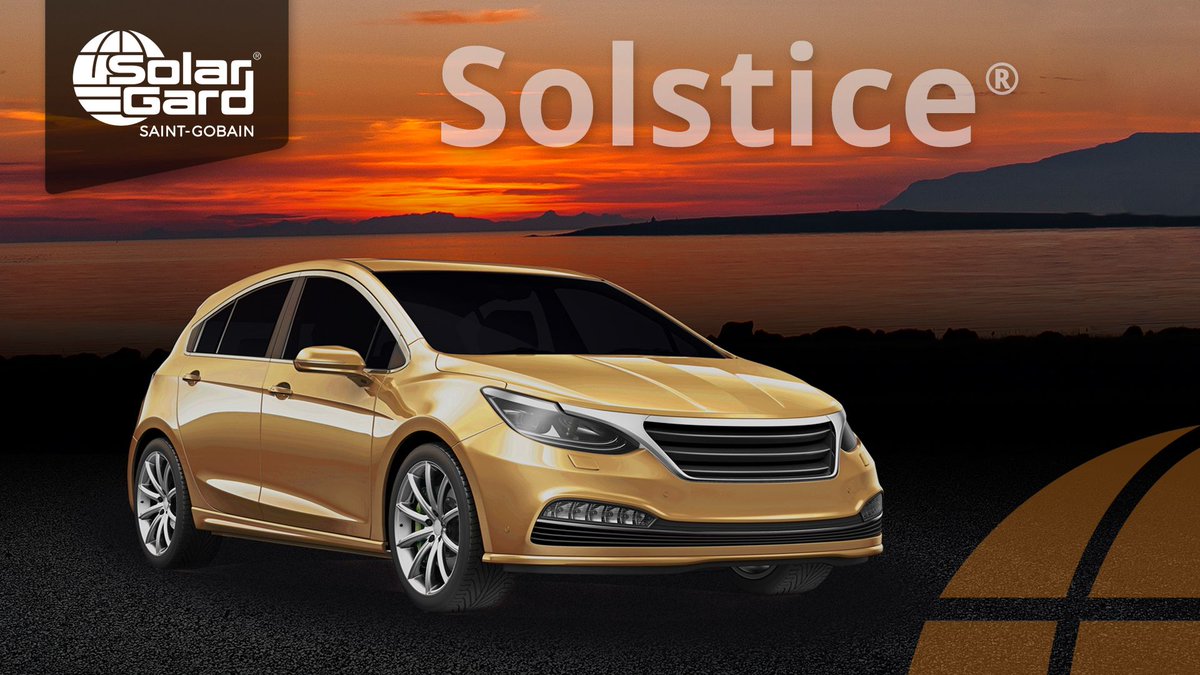 Solar Gard is excited to announce North American availability of the new Solstice Automotive Series.

Solstice boasts non-reflective technology and the same rich black color as our VortexIR and XenithIR lines, and comes with a 5-year color-stable warranty: bit.ly/3IXB9Kv
