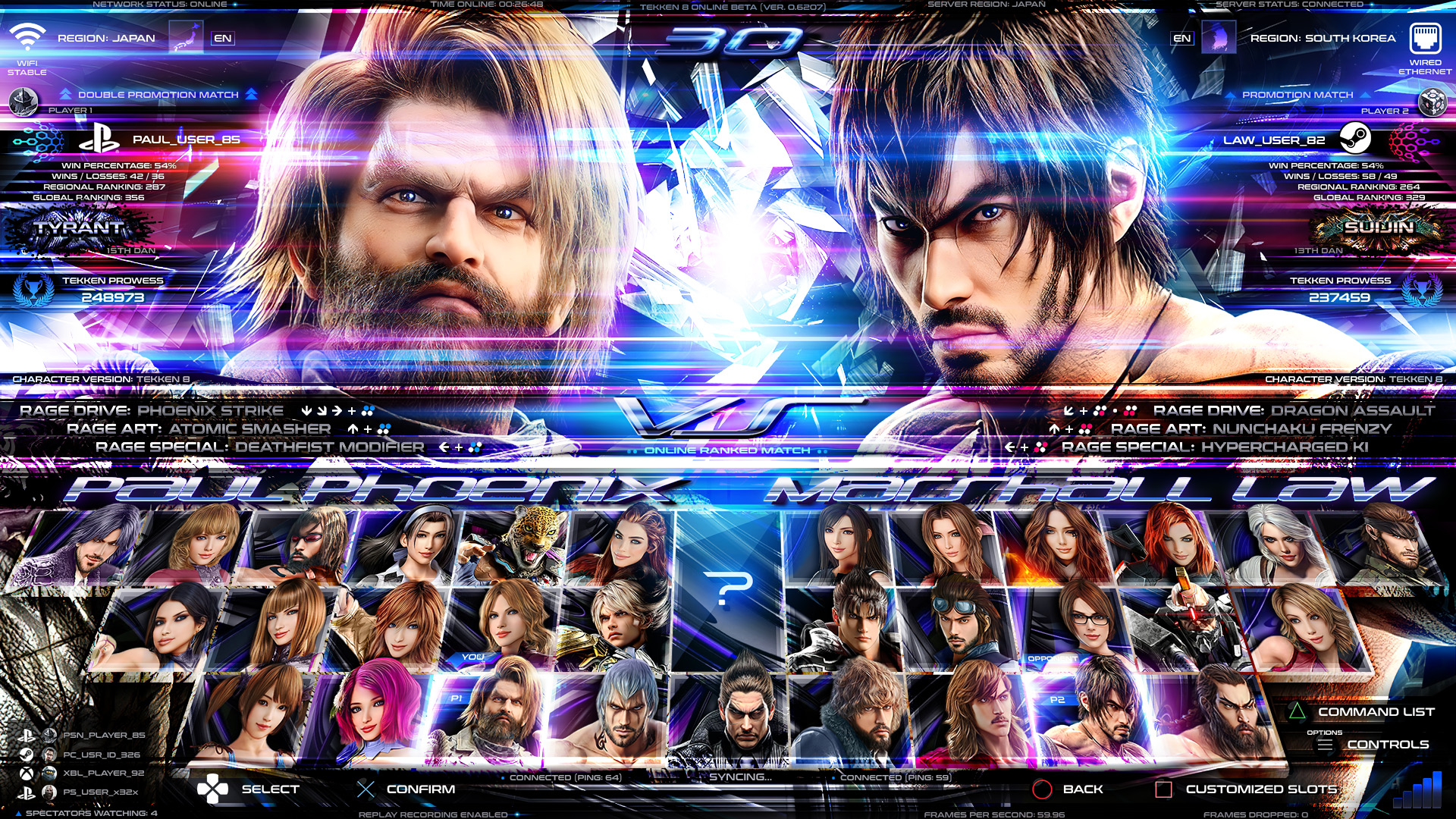 TEKKEN 8  All Character Select Poses & Animations - BETA Version