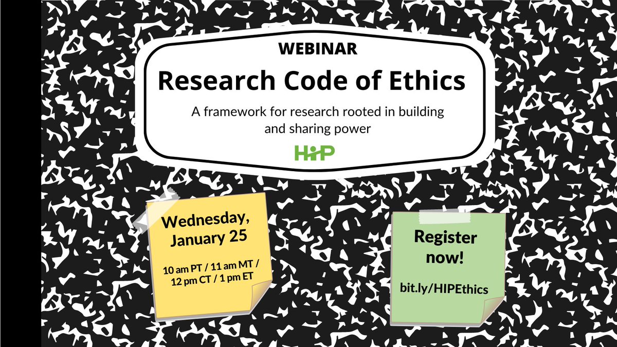 Don't forget to register! Join us Weds 1/25 to learn about our approach to ethical, community-focused research, featuring perspectives from collaborators and community organizing partners at @ChainbreakerSF & @AsianPrisonerSC - mailchi.mp/humanimpact.or…