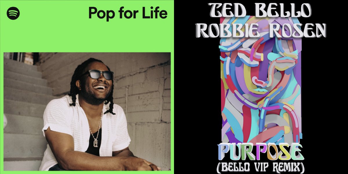 radikalofficial's tweet photo. Thanks to @Spotify for adding @TedBello777 &amp; @robbierosenlive "Purpose (Bello VIP Remix)" to their Pop for Life personalized playlist! #spotifyplaylist 

🎧 Listen: https://t.co/2mqkFFMkZu https://t.co/cBzj9P1mzc