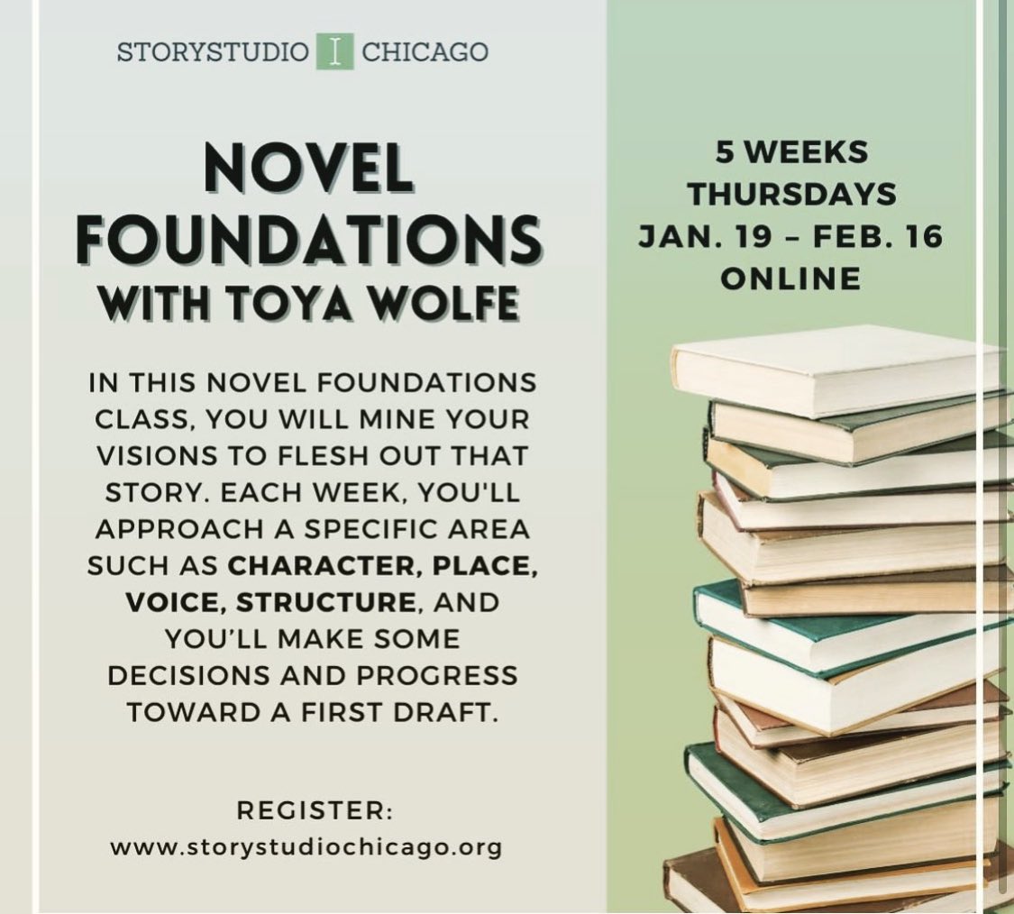 You missed this class BUT stay tuned for the next one! Excited to wax poetic about novel writing for the next five Thursday eves! @StoryStudio Let’s go!!! 📓🤓✍️