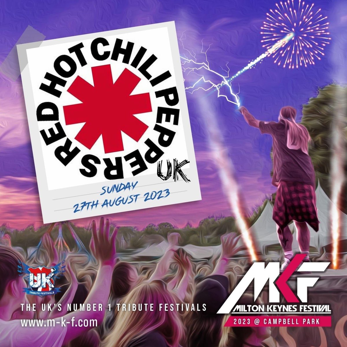 MKF.... Red Hot Chili Peppers UK
Campbell Park..Milton keynes August Bank Holiday #redhotchilipepers #uktributefestivals