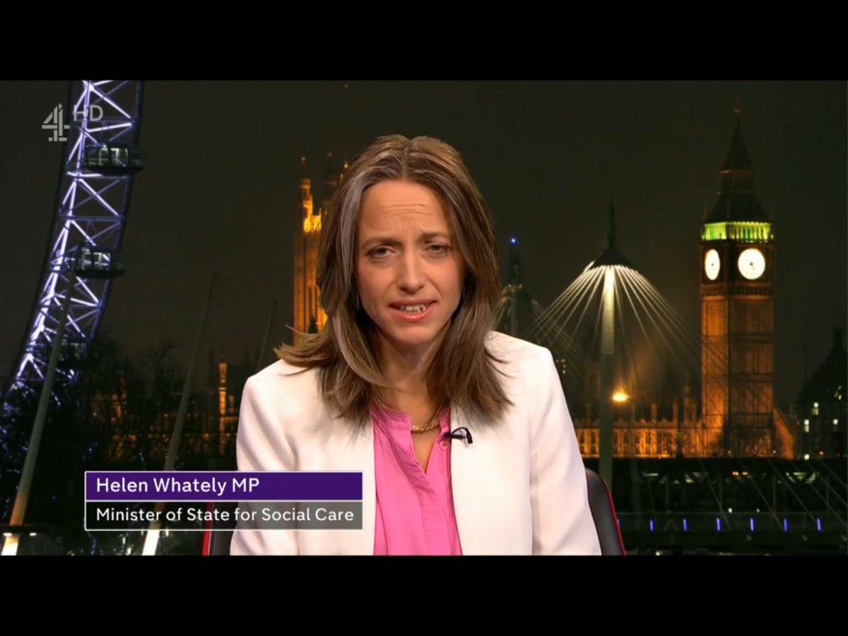 The Tory’s can’t even be ar5ed to send someone to the studio to discuss the NHS crisis.

Instead they have the waste of space that is Helen Whately sat remotely (no doubt being fed a load of b@ll@cks by colleagues to say).

Disgraceful.

#helenwhately

 #c4news