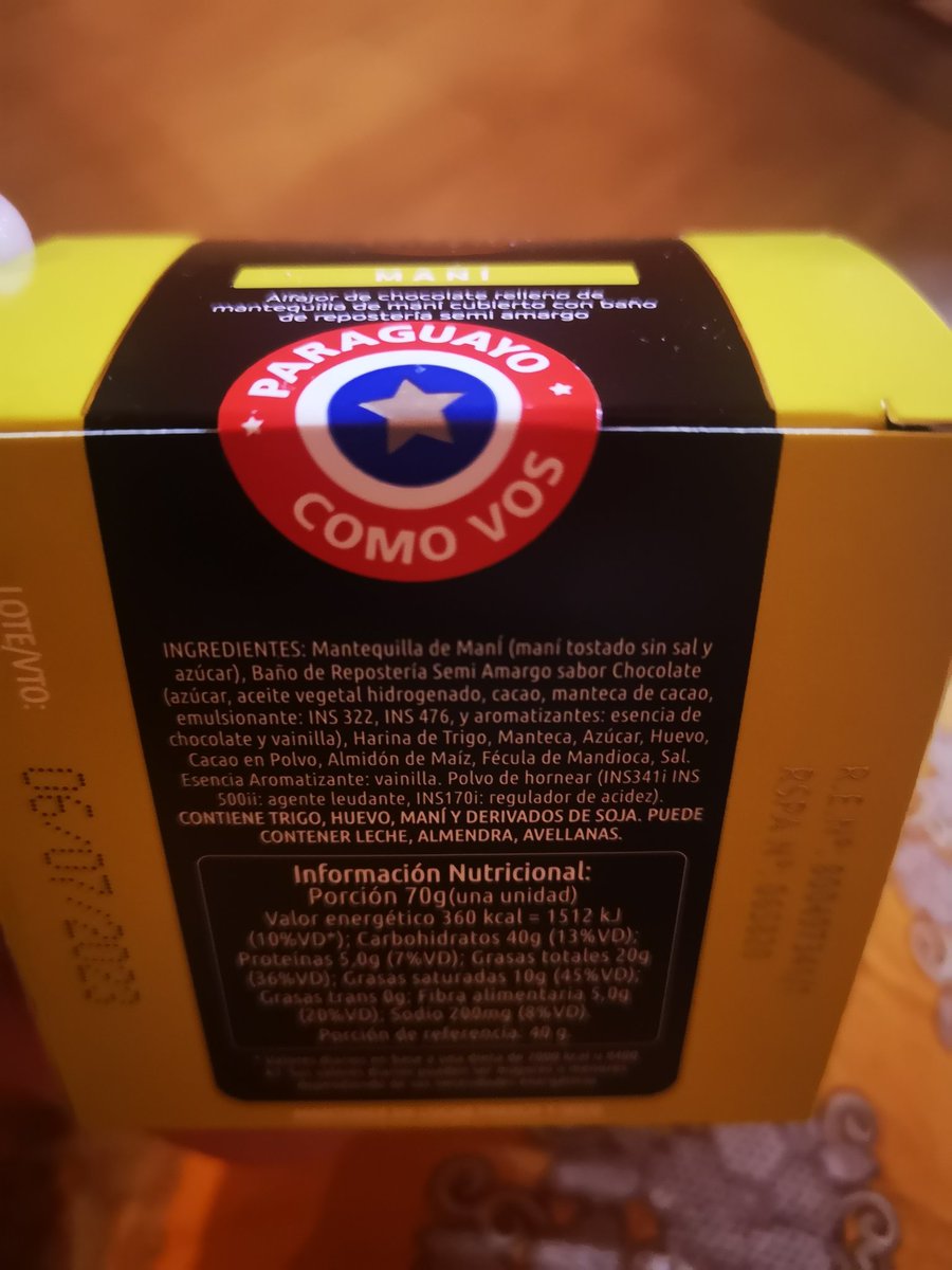nancyovelar7's tweet photo. Porque las cosas bien hechas hay que decirlas, este alfajor Tatakua es de lo mejor y es paraguayo. ❤️👌
No tengo idea quienes lo hacen, pero felicitaciones! 🙌🇵🇾
Hetereíntema! Aguije! https://t.co/GlKz0vkI4A