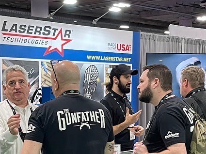 LaserStarNews's tweet image. LaserStar is taking the firearms market by storm with the state of the art StarFX Premier design studio software.  #gunfather #shotshow2023 #lasermarkingmachine