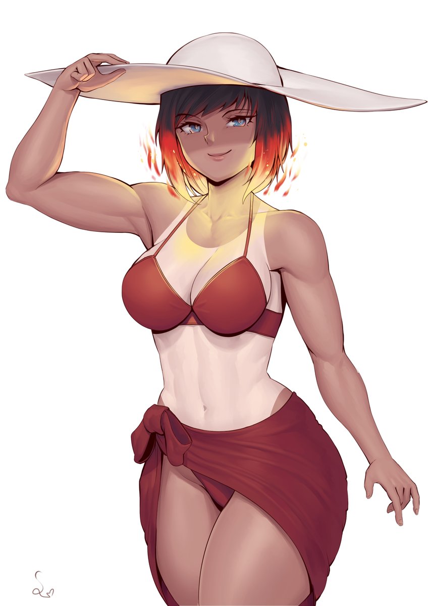 SpeedL00ver's tweet photo. Swimsuit Moyako 
Commissioned by 
@RisenLN

#RisenLN https://t.co/SY0PCapfIa