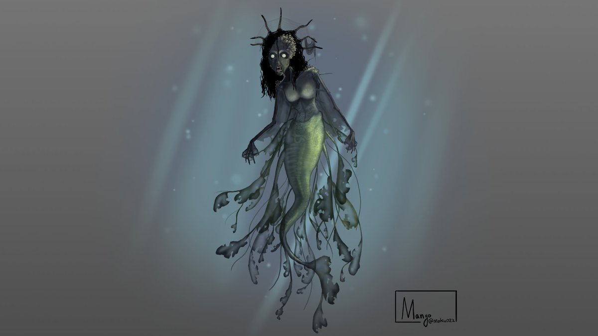 Moku022's tweet photo. I finished my project QwQ #DigitalArtist #digitaldrawing #monster #mermaid #monstermermaid https://t.co/uOTodtME03