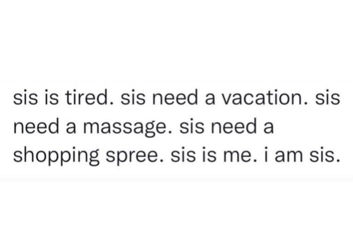 womenshumor's tweet photo. Where my sisters at? https://t.co/gom4hbDrKo